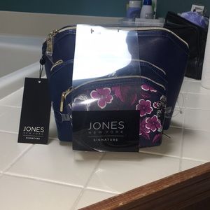 Never opened Jones makeup bag set of 3